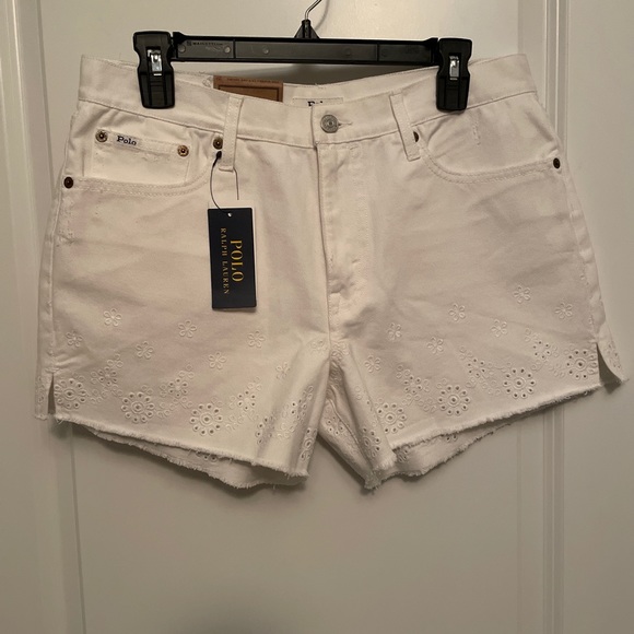 NWT Polo Ralph Lauren Women The Sophia Cut Shorts - Picture 1 of 12